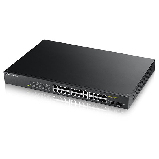 Switch et Commutateur ZyXEL GS1900-24HP - Switch 24 ports Gigabit Ethernet