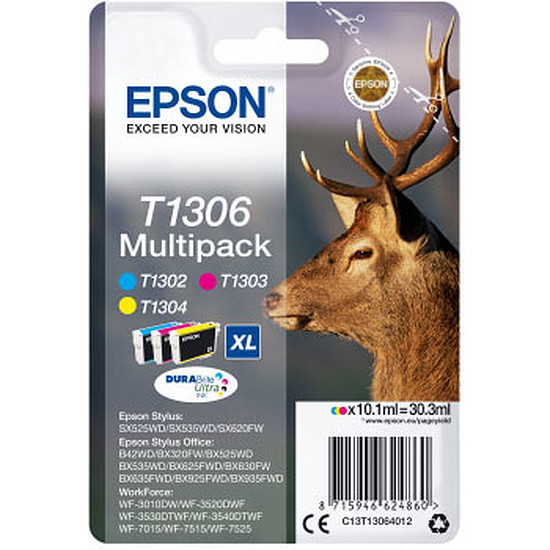 Cartouche d'encre Epson Multipack T1306 XL