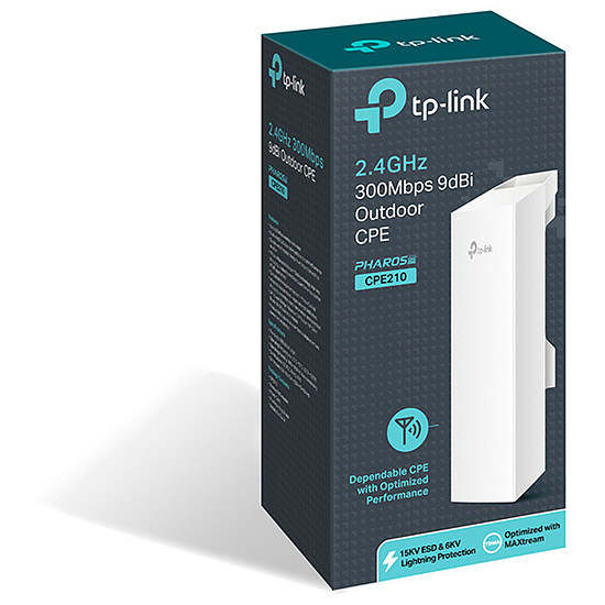 Point d'accès Wi-Fi TP-Link CPE210-Outdoor - Point d'accès Wifi N300 - Autre vue