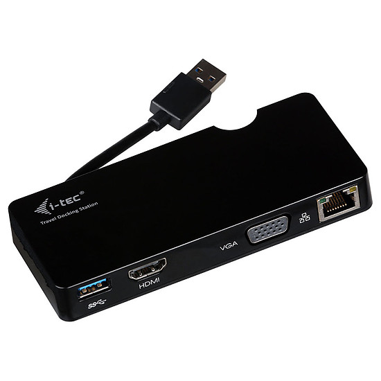 Station d'accueil PC portable i-tec USB 3.0 Travel Docking Station Advance HDMI/VGA