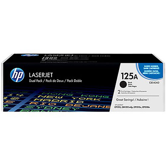 Toner HP 125A (CB540AD) - Noir Pack Duo