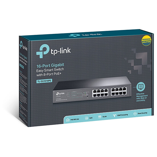 Switch et Commutateur TP-Link - TL-SG1016PE - Autre vue