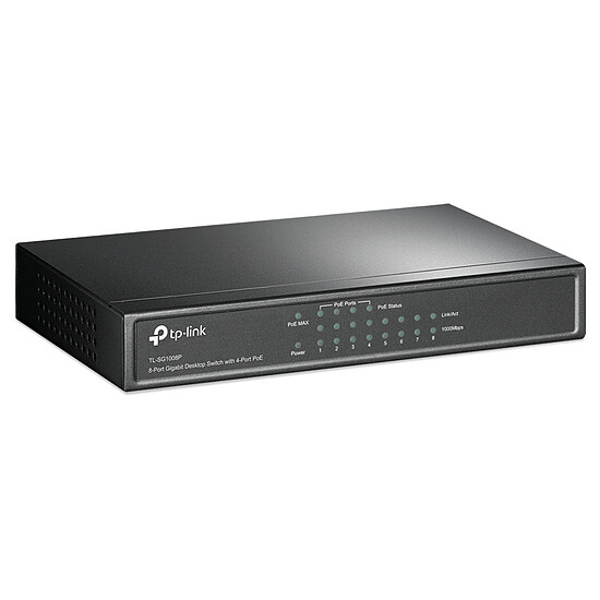 Switch et Commutateur TP-Link - TL-SG1008P - Autre vue