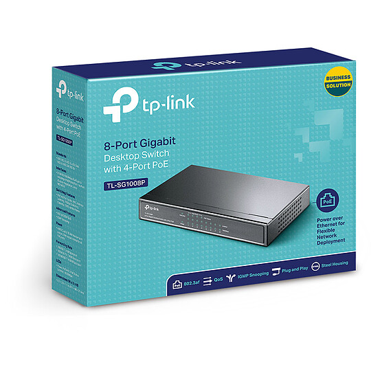 Switch et Commutateur TP-Link - TL-SG1008P - Autre vue