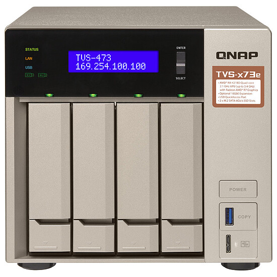 Serveur NAS QNAP TVS-473e-8G