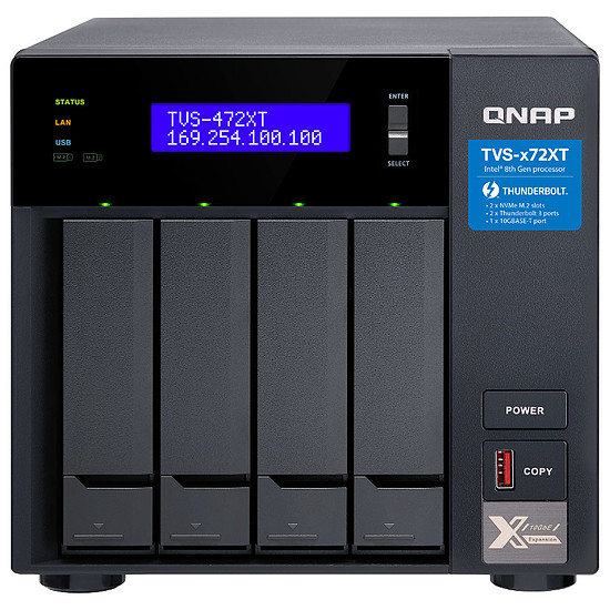 Serveur NAS QNAP TVS-472XT-4G (i3)