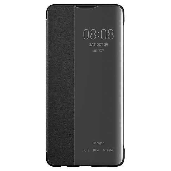 Coque et housse Huawei View Flip (noir) - Huawei P30