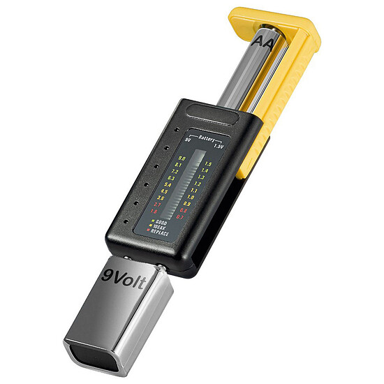 Pile et chargeur Testeur de piles pour AAA/AA/C/D/9V/N - Autre vue