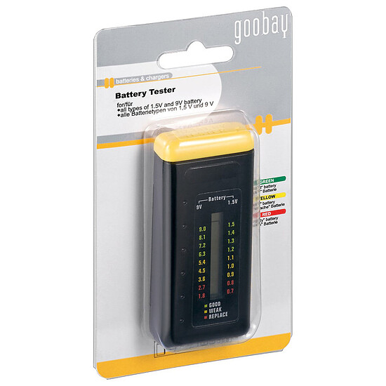 Pile et chargeur Testeur de piles pour AAA/AA/C/D/9V/N - Autre vue