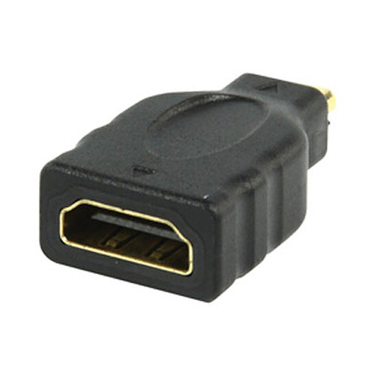 Câble HDMI Adaptateur HDMI femelle vers micro-HDMI mâle (plaqué or)