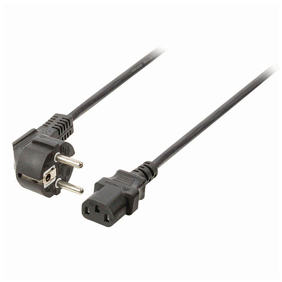 Câble d'alimentation NEDIS Câble d'alimentation pour PC, moniteur et onduleur noir - 5 mètres
