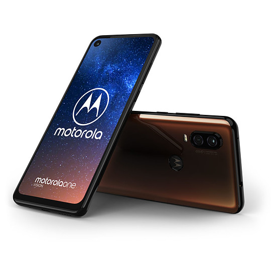 Smartphone Motorola One Vision (bronze) - 128 Go - 4 Go