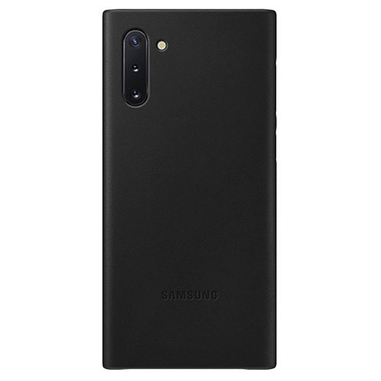 Coque et housse Samsung Coque cuir (noir) - Samsung Galaxy Note 10+
