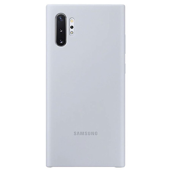 Coque et housse Samsung Coque silicone (argent) - Samsung Galaxy Note 10