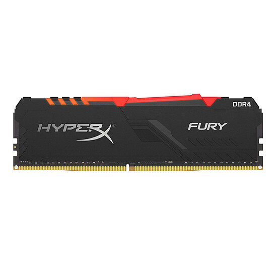 Mémoire HyperX Fury RGB - 1 x 16 Go (16 Go) - DDR4 3000 MHz - CL16