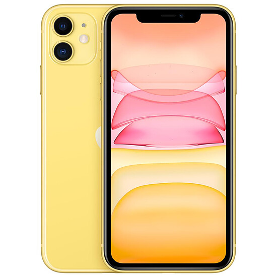 Smartphone Apple iPhone 11 (jaune) - 64 Go