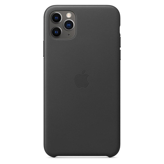 Coque et housse Apple Coque en cuir (Noir) - iPhone 11 Pro Max