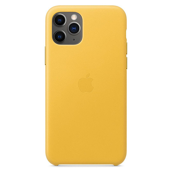 Coque et housse Apple Coque en cuir (CItron Meyer) - iPhone 11 Pro