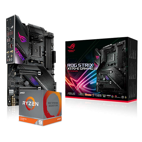 Kit upgrade PC Ryzen 9 3900X + Asus STRIX X570-E