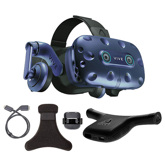 Réalité Virtuelle HTC Kit VIVE Pro Eye + Wireless Adaptator + Wireless Adaptator Clip