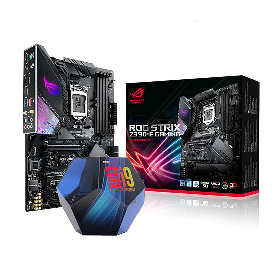 Kit upgrade PC Intel Core i9-9900K + ASUS ROG STRIX Z390-E GAMING
