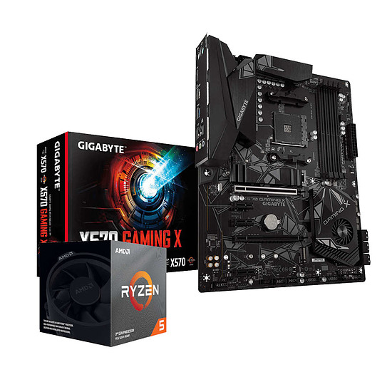 Kit upgrade PC AMD Ryzen 5 3600 + Gigabyte X570 GAMING X