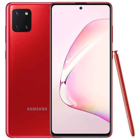 Smartphone Samsung Galaxy Note 10 Lite (rouge) - 6 Go - 128 Go