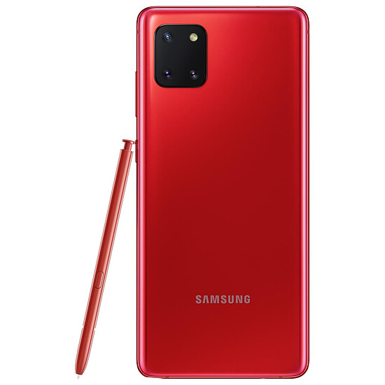 Smartphone reconditionné Samsung Galaxy Note 10 Lite (rouge) - 6 Go - 128 Go · Reconditionné - Autre vue