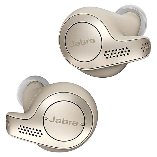 Casque Audio Jabra Elite 65t Or et Beige - Ecouteurs sans fil