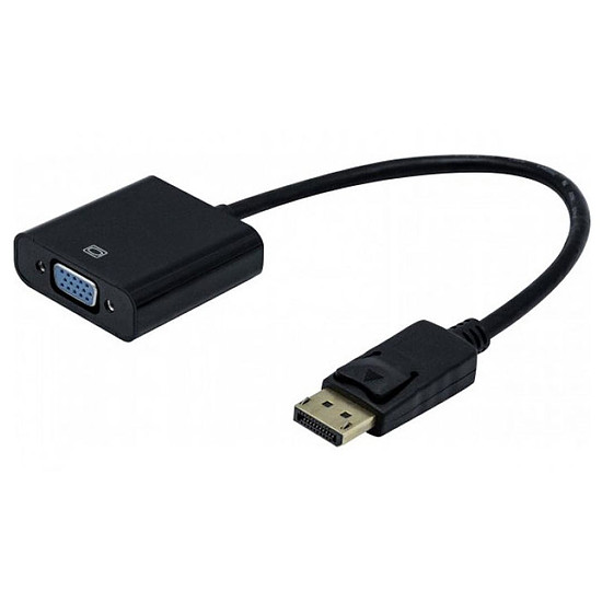 Câble DisplayPort Adaptateur Displayport 1.2 vers VGA + Jack - 11,5 cm