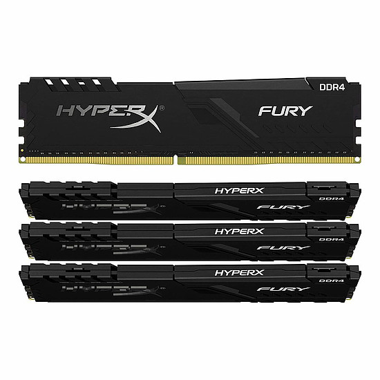 Mémoire HyperX Fury - 4 x 16 Go (64 Go) - DDR4 3000 MHz - CL16