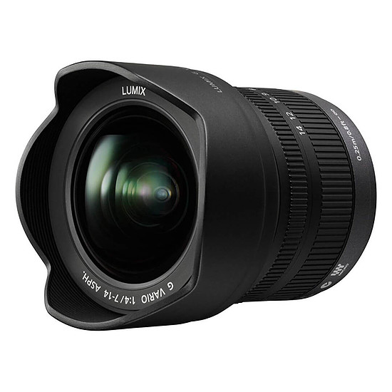 Objectif pour appareil photo Panasonic Lumix G Vario 7-14 mm f/4.0 ASPH