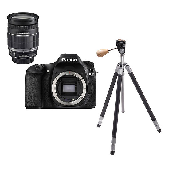 Appareil photo Reflex Canon EOS 80D + EF-S 18-200mm f/3.5-5.6 IS + Cokin T-RIV101 Riviera Classic