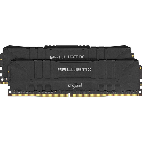 Mémoire Ballistix Noir - 2 x 8 Go (16 Go) - DDR4 3200 MHz - CL16