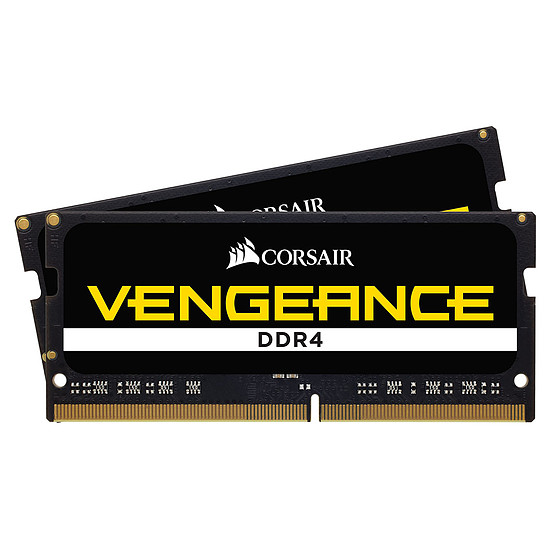 Mémoire Corsair Vengeance SODIMM - 2 x 32 Go (64 Go) - DDR4 2666 MHz - CL18