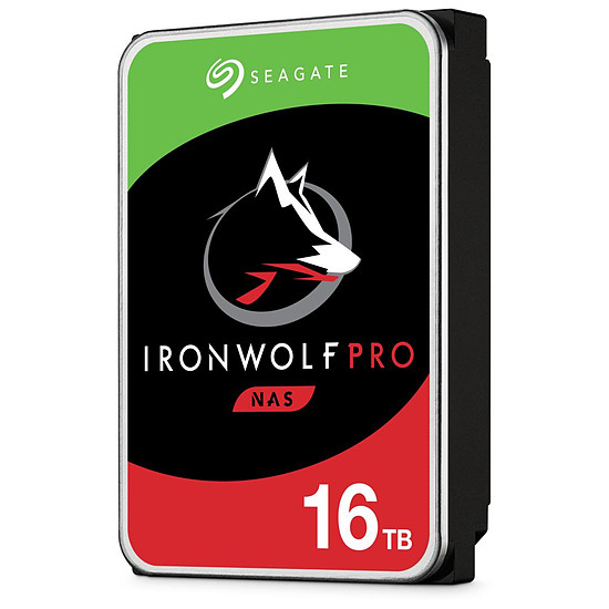 Disque dur interne Seagate IronWolf Pro - 4 x 16 To (64 To) - 256 Mo
