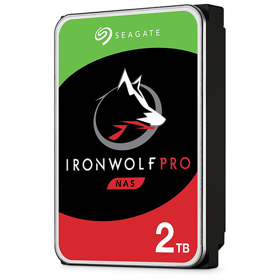 Disque dur interne Seagate IronWolf Pro - 2 To - 128 Mo