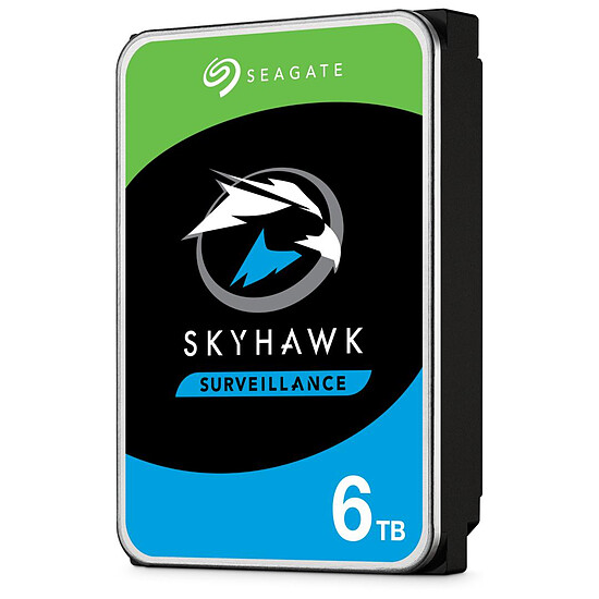 Disque dur interne Seagate SkyHawk - 2 x 6 To (12 To) - 256 Mo