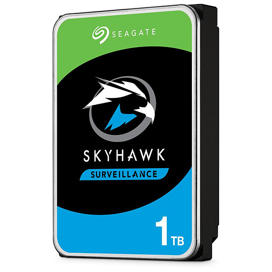 Disque dur interne Seagate SkyHawk - 2 x 1 To (2 To) - 64 Mo