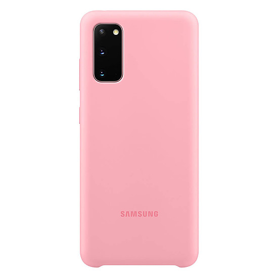 Coque et housse Samsung Coque Silicone Rose Galaxy S20