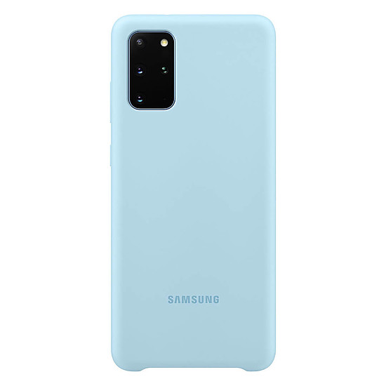 Coque et housse Samsung Coque Silicone Bleu Galaxy S20+