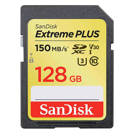 Carte mémoire Sandisk Extreme SDXC 128 Go (150Mo/s)