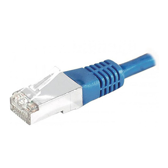 Câble RJ45 Cable RJ45 Cat 6a S/FTP (bleu) - 7,5 m