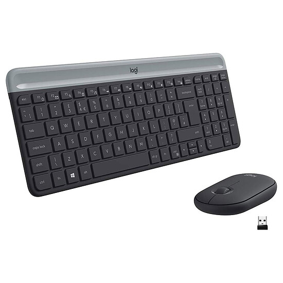 Clavier souris bureautique Logitech MK470 - Noir - Autre vue