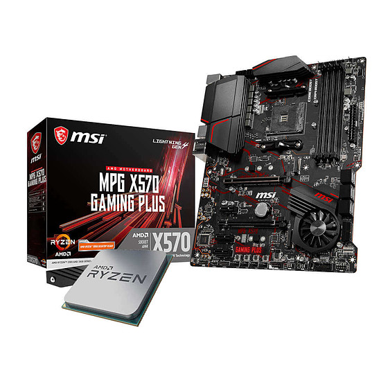 Kit upgrade PC AMD Ryzen 7 3800X + MSI X570 GAMING PLUS