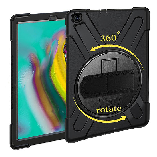 Accessoires tablette tactile Akashi Coque renforcée (noir) - Samsung Galaxy Tab S5e