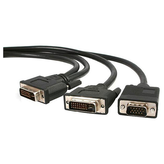 Câble DVI Câble DVI-I / VGA / DVI-D - 1,8 m