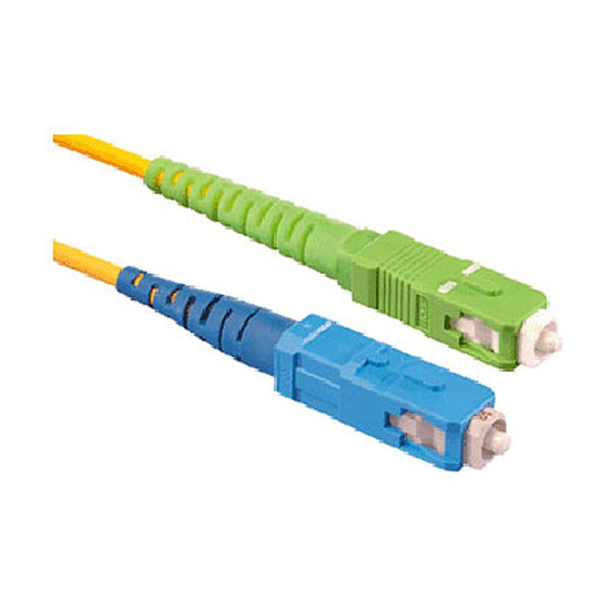 Câble fibre Optique Jarretière optique simplex monomode 9/125 SC-APC/SC-UPC - 2 m