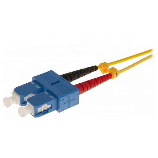 Câble fibre Optique Jarretière optique duplex monomode 2mm OS2 SC-UPC/SC-UPC - 2 m