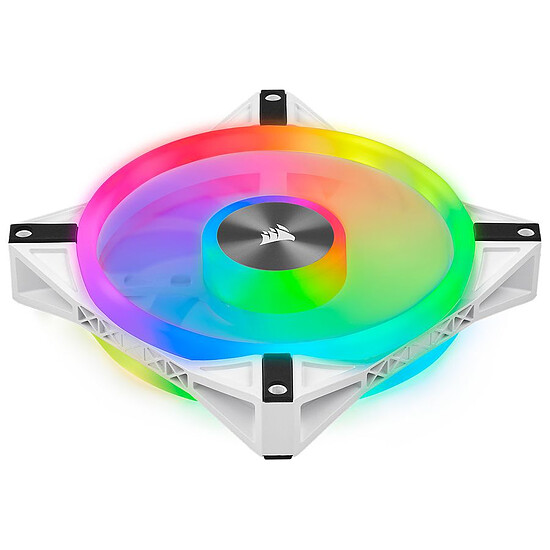Ventilateur Boîtier Corsair QL120 RGB - Pack de 3 - Blanc - Autre vue